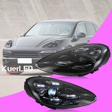 Paar LED Scheinwerfer für Porsche Cayenne 958.1 2011-2014 Tagfahrlicht