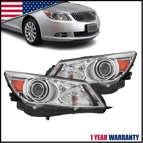 For 2010 2011 2012 2013 Buick LaCrosse HID/Xenon Headlights Headlamps Left+Right