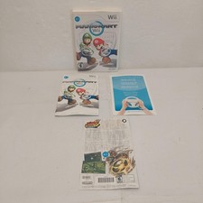Nintendo Wii Mario Kart Case, Manual and Inserts ONLY No Game
