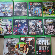 Xbox One 12-Game Lot w/ Cases: Call of Duty, GTA V, Minecraft, Gears 4, Lego