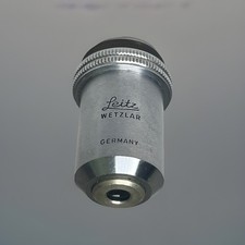 VTG Leitz Wetzlar Germany 170/- 10/0.25 Microscope Objective Lens VGC Used!