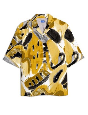 JORJEFF Gallery Resort Shirt S All Over Print Herren Hemd