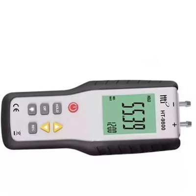 HT-9800 Portable Digital Manometer Gas Pressure Measurement Air Pressure Differe