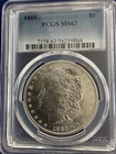 1885 morgan pcgs ms63