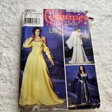 Simplicity 5843 DD Sizes 4-10 Renaissance Medieval Cosplay by Andrea Schewe