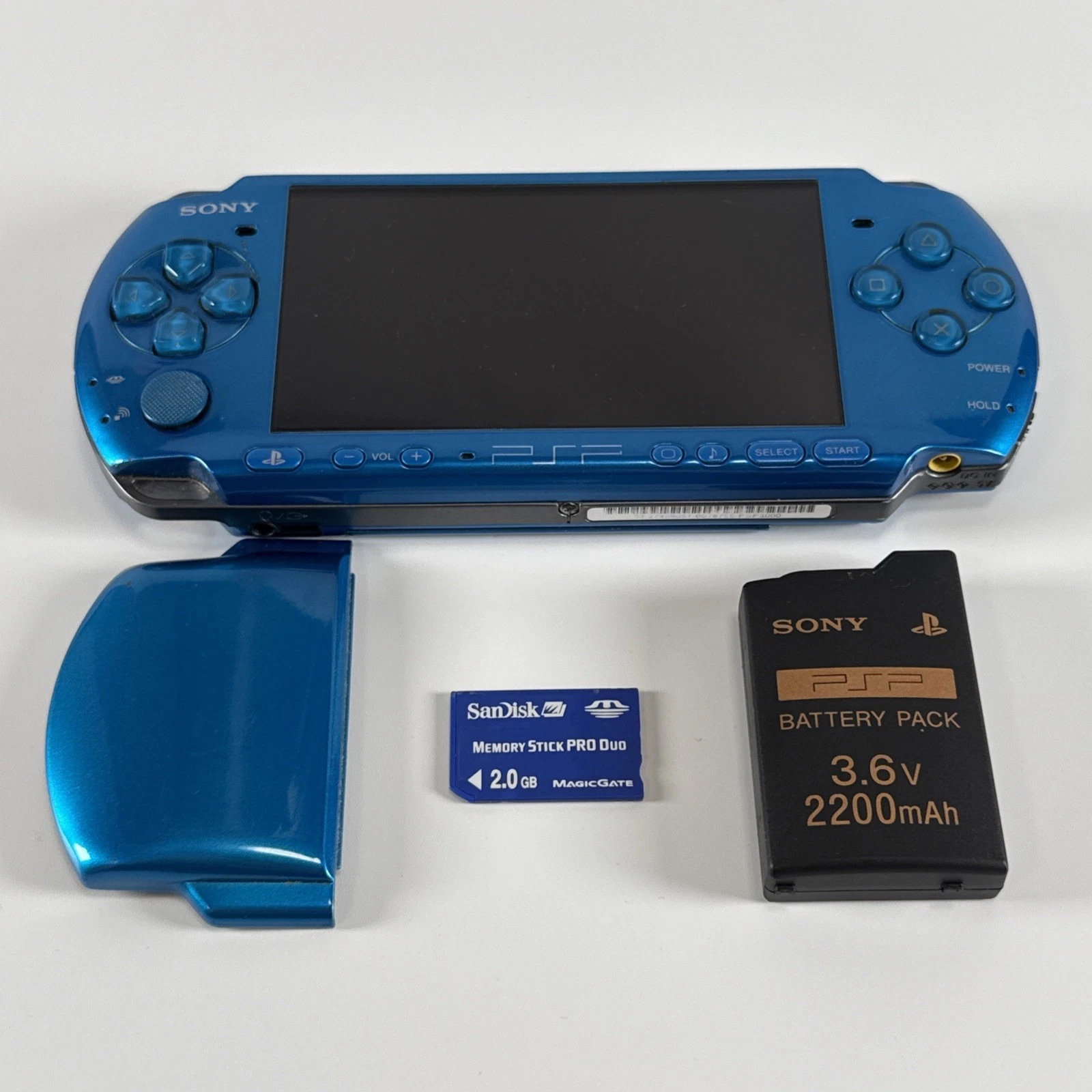 PSP 3000 Vibrant Blue console Good Condition from Japan