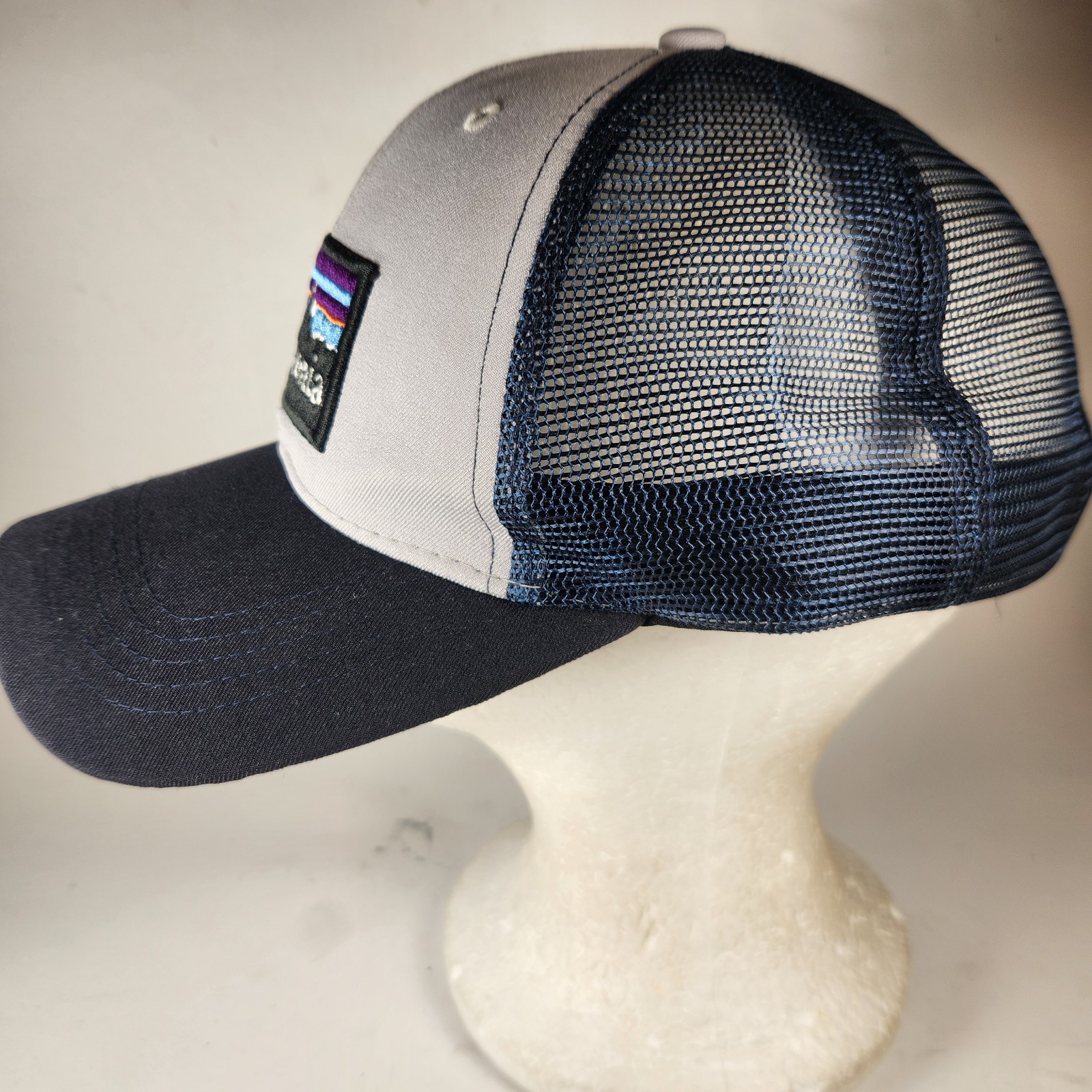 PATAGONIA Hat Cap Black Snap Back Patch Trucker M… - image 4