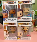 The Office Exclusive Funko Pops Lot of Four Mose Schrute, Micheal Scott, Dwight