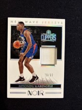 MFIONDU KABENGELE 39/99 ROOKIE PATCH AUTOGRAPH NEW WAVE JERSEYS 2019-20 NOIR