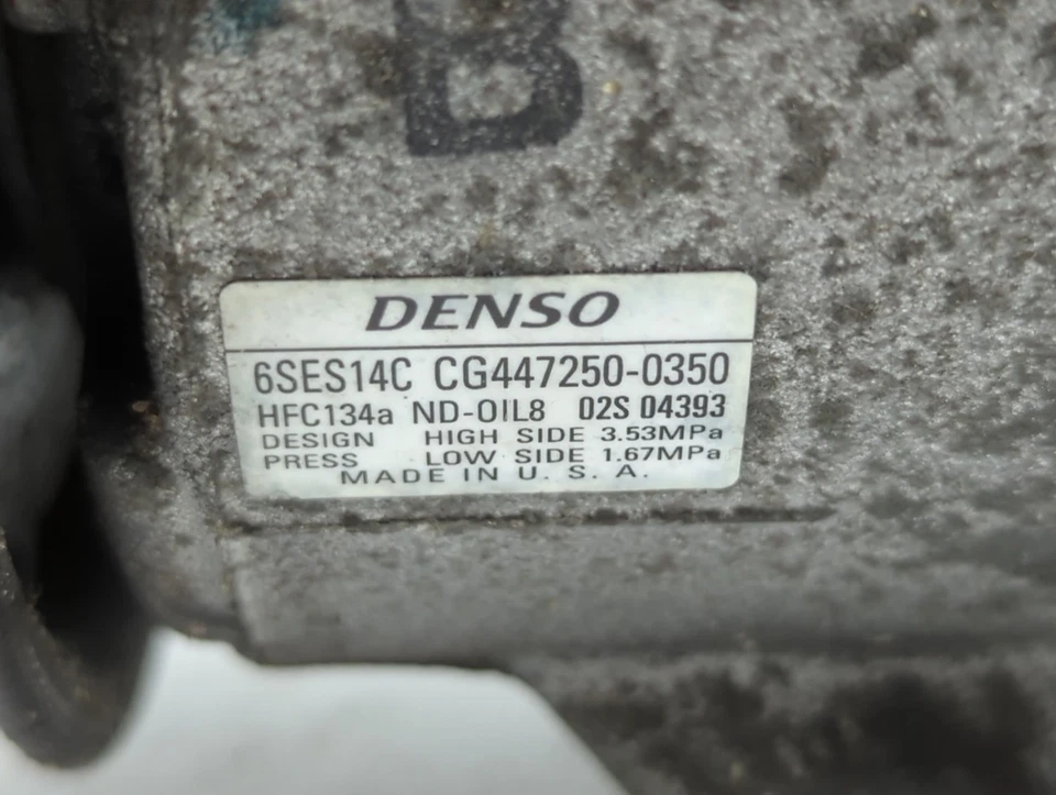 Toyota Corolla 2014-2019 aire acondicionado aire acondicionado compresor de aire acondicionado fabricante original YOUI0 Foto 2 de 4