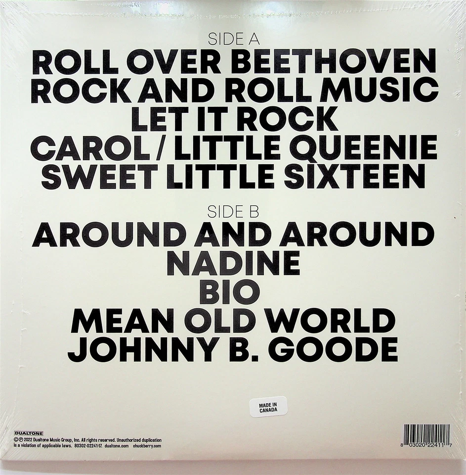 CHUCK BERRY- Live From Blueberry Hill LP (NEW 2022 Marbled RED Coloured Vinyl) - Image 3 of 3