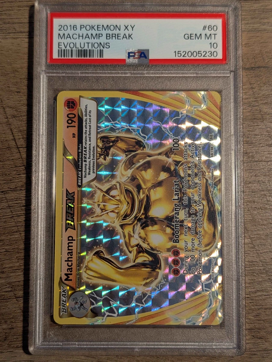 Machamp Pokémon TCG Grade 10 Rare Individual Collectible Card Game