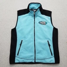 Above Sea Level Fleece Jacket Men Medium Vest Zip Rock N Roll Marathon San Jose