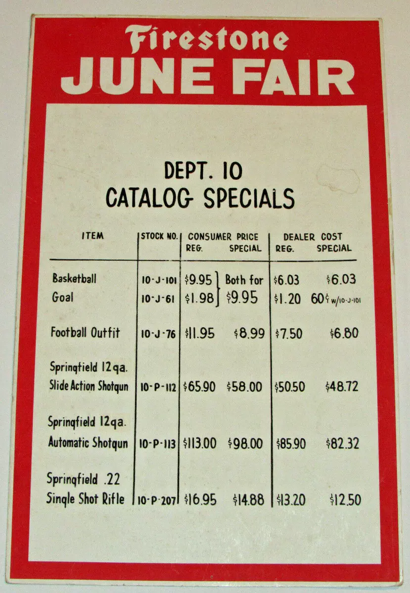 Firestone prices deals