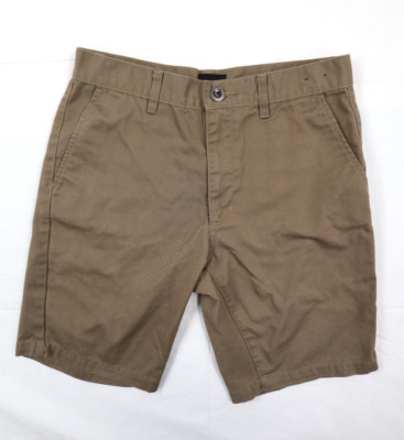 RVCA Men's 30 Brown The Week End Chino Shorts