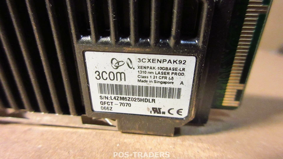 3COM 3CXENPAK92 - 10GBASE-LR 1310nm SM 10km XENPAK GBIC Module - Image 3 of 3