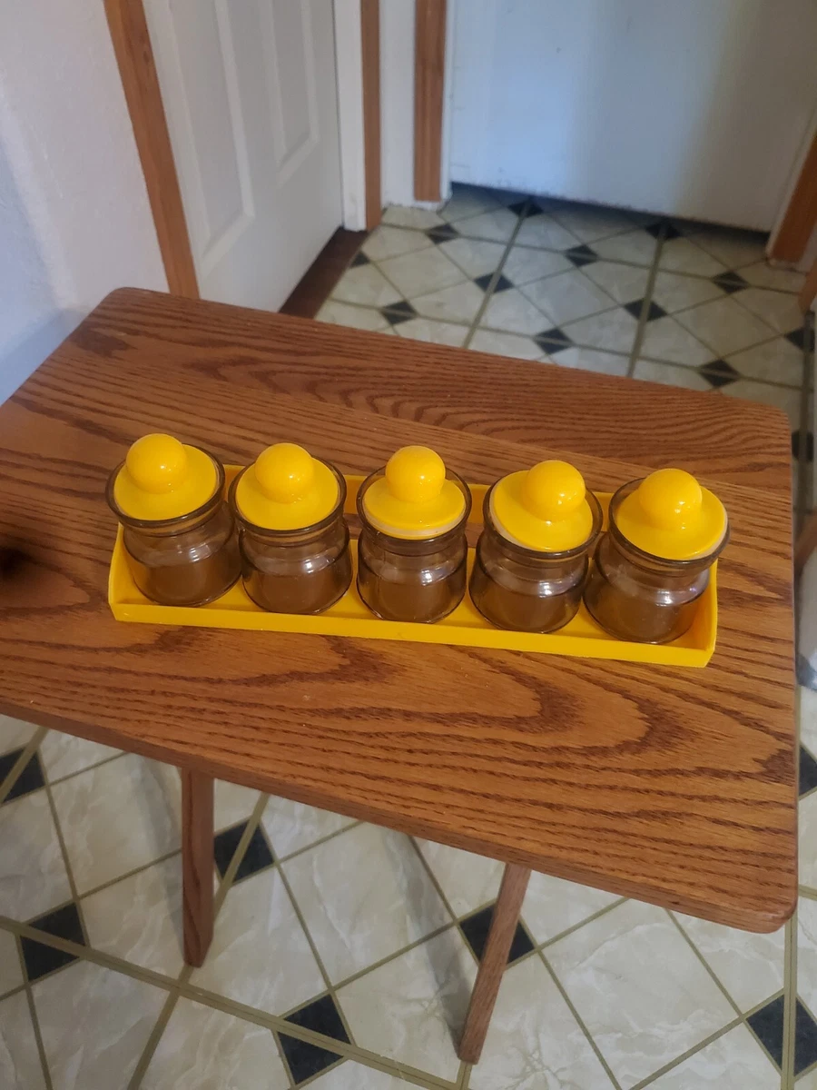 Yellow spice rack hot sale