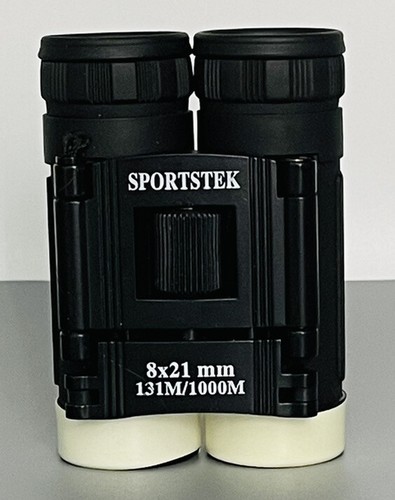 SportsTek 8x21 Compact Binoculars EUC Camping Hikers Travel - Picture 7 of 8