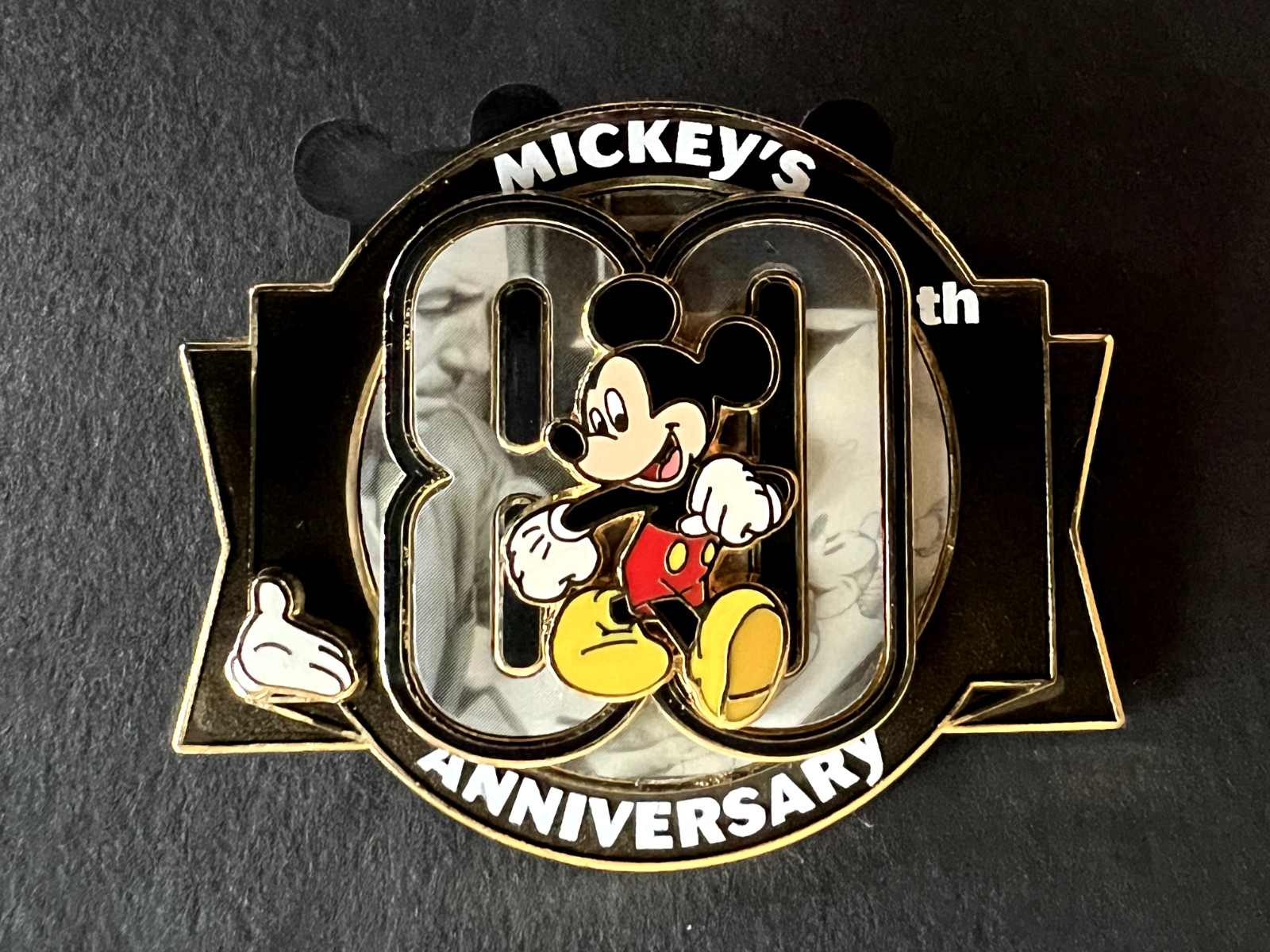 WDW - White Glove - Mickey's 80th Anniversary - LE Disney Pin 65855