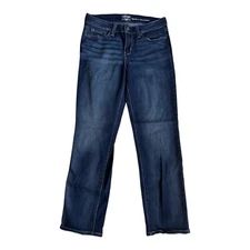 Signature By Levi Strauss & Co Gold, Denim Mid-Rise Slim Cuffed Jeans Size 6-W28