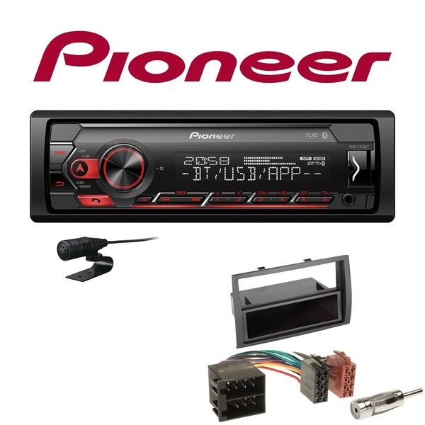 Pioneer 1-DIN Bluetooth Autoradio Android USB FüR Citroen Jumper 2006-2011-image