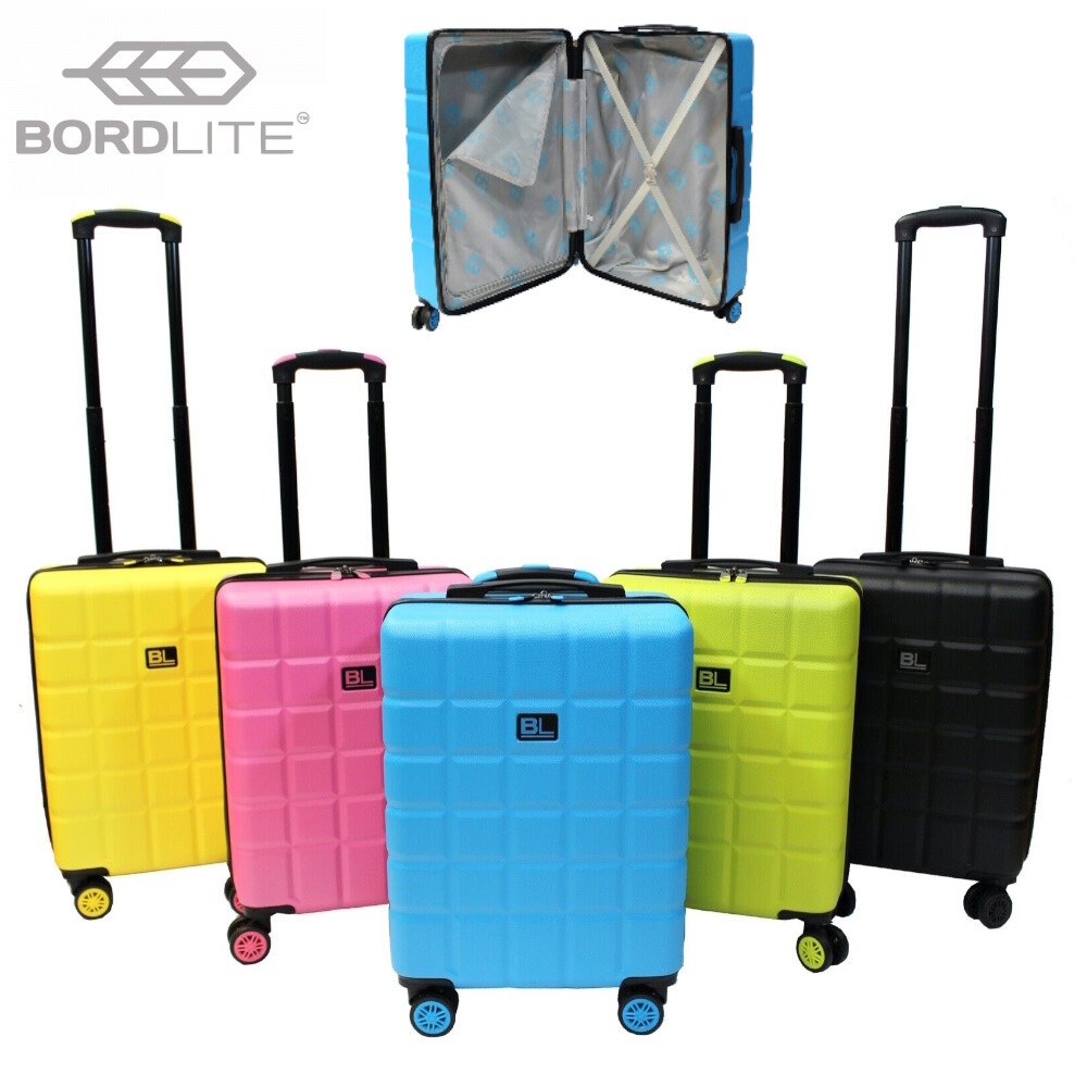 Lightweight Hard Shell ABS Suitcase, 360 degree Easy Spin Wheels Durable  Luggage