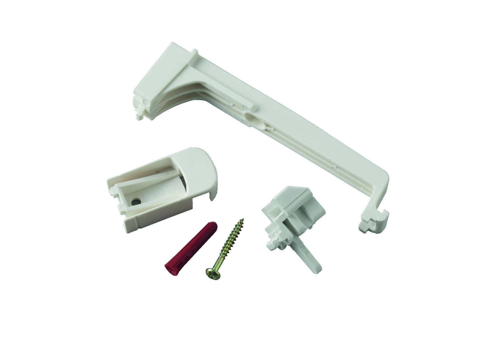 Swish™ PVC Curtain VALANCE TRACK Rail set, with Brackets and Gliders