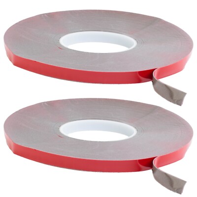 lot of 2 double sided sticky tape for Home auto Car Business Heavy duty adhesive