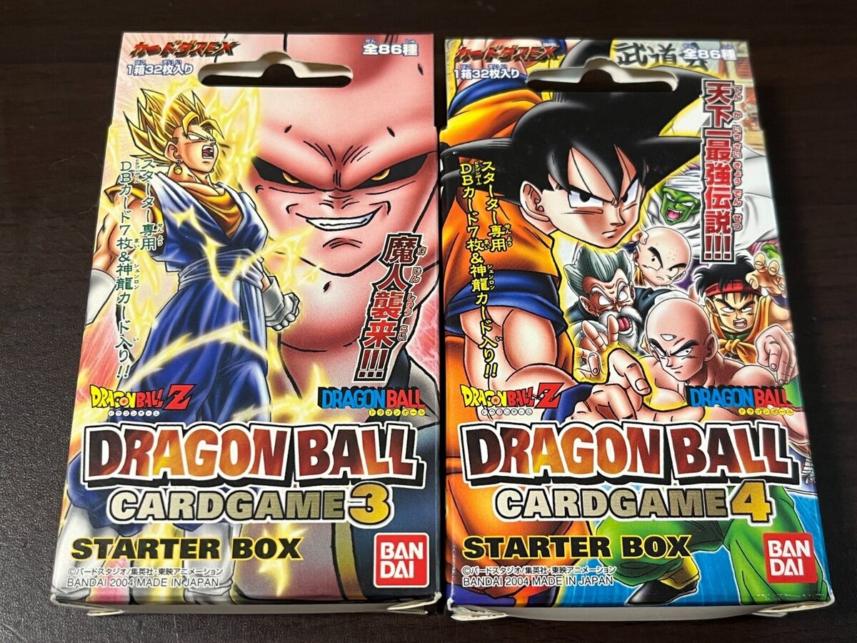 2004 Dragon Ball Card Game Vol.3 & Vol.4 Starter set Sealed 2004 Dragon Ball Card Game Vol.3 & Vol.4 Starter set Sealed