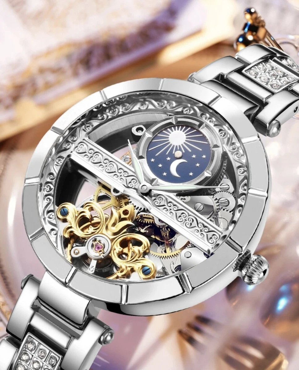 Women's Mechanical Watches, Women's Skeleton Watch