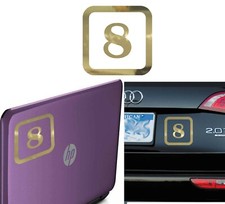 Number 8, Sticker Cut Vinyl Version v1sq C