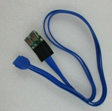 30" Dual Port Straight USB 3.0 to 20-Pin Motherboard Header Adapter