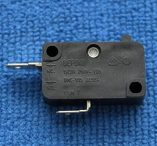2pcs DMC-1115 Micro Switch 2 Pins 15A 250VAC normally open press to disconnect