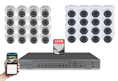 Evertech 1080P HD 32 Channel Complete Security Camera System 12TB HDD Recording