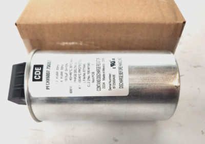 CDE Capacitor 3 X 18.9uF 3-PHASE DELTA 7.7KVAR 60HZ PFCHX60D7.7S635T NEW