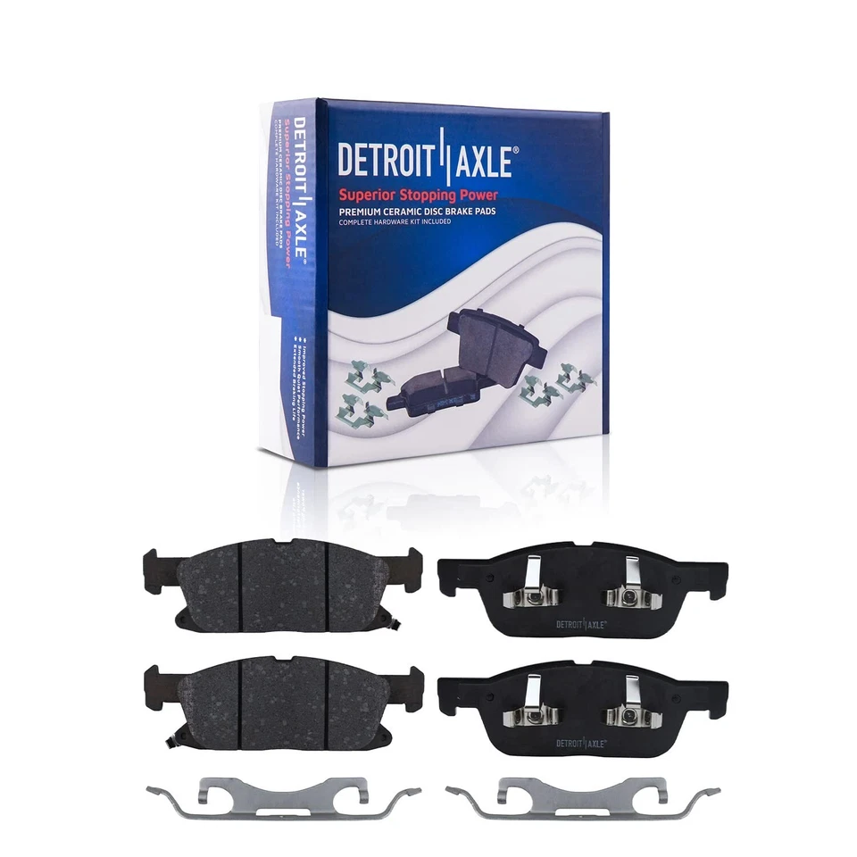 Rotores de freno delanteros de 13,58" pastillas de freno de cerámica para Ford Edge Lincoln MKX Nautilus Foto 4 de 4