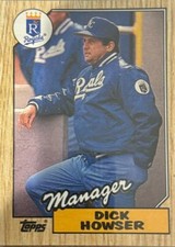 1987 Topps #18 Dick Howser - Kansas City Royals 