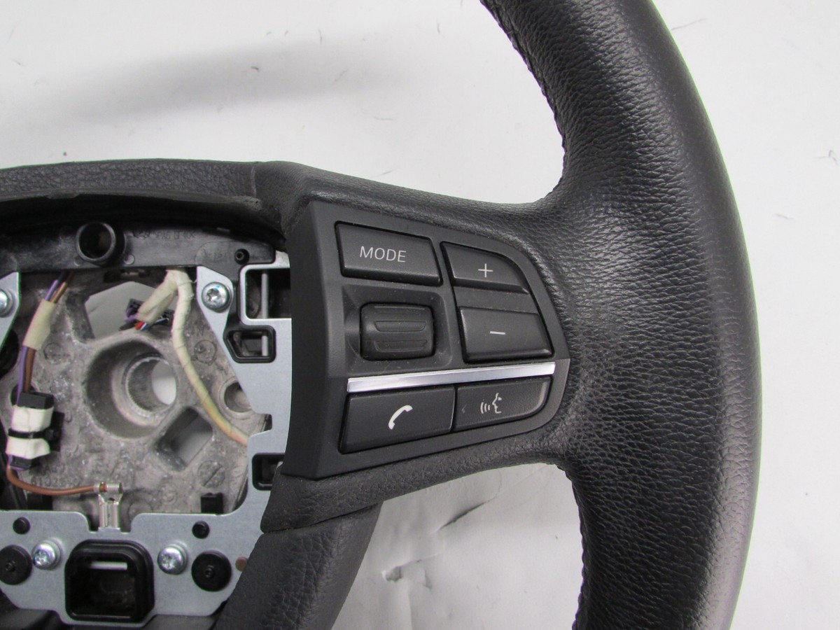 2014-2016 BMW 5SERIERS STEERING WHEEL BLACK LEATHER FOR A 528i BMW  