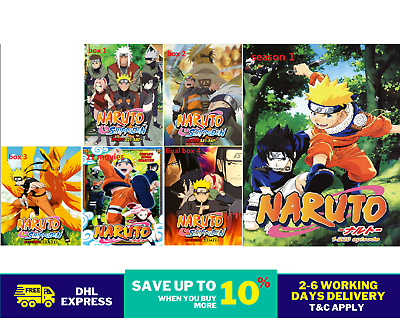 Naruto & Naruto Shippuden Complete Anime Series (Episodes 1-720 + 12  Movies)