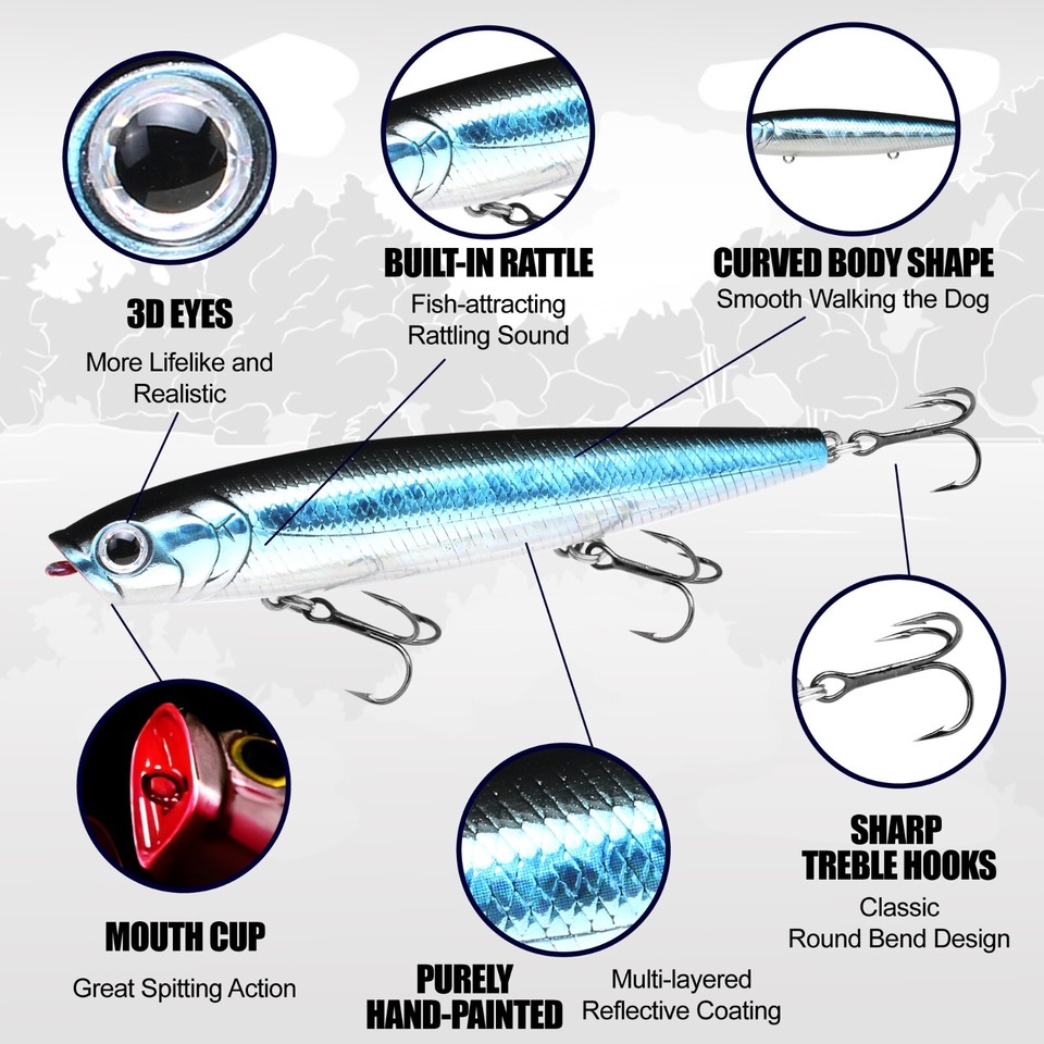 Lucky Craft Pointer 78 Deep Diving Jerkbait (Aurora Black, 7,6 Cm - Foto 12