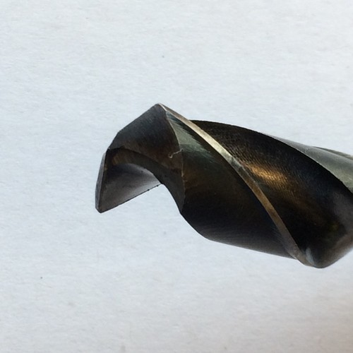 DRILL BIT, 5/8" TAPER MORSE SHANK 9" OAL 2 FLUTE MT #2 SPIRAL TWIST END MILL - Picture 7 of 8