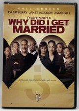 Why Did I Get Married DVD Full-Screen Tyler Perry Janet Jackson Jill Scott 2007