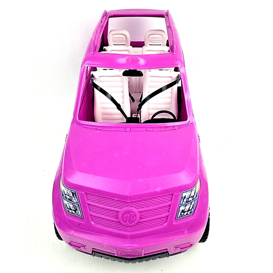 Barbie Rosa Cadillac Escalade Mattel 2016 FGC99 SUV Coche Todoterreno Jeep Foto 2 de 4