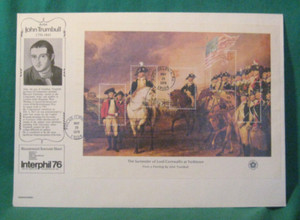 13c Surrender of Lord Cornwallis SS-First Day of Issue-Aristocrat Cachet-#1686
