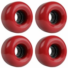 LONGBOARD CRUISER WHEELS SET 62mm x 38mm 83A 220C Red