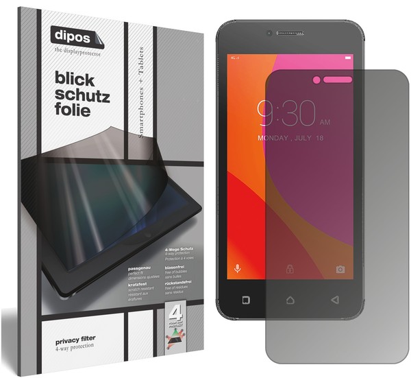 Schutzfolie FüR Lenovo B Blickschutzfolie Matt Folie Dipos Privacy Displayfolie-image