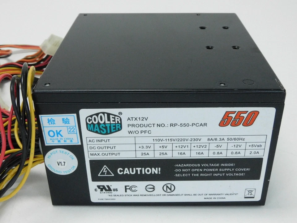 Cooler Master eXtreme Power 550W - RP-550-PCAR Power Supply - without PFC - Image 4 of 4