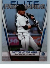 2019 Bowman Chrome Elite Farmhands EF-VVM Victor Victor Mesa - Miami Marlins