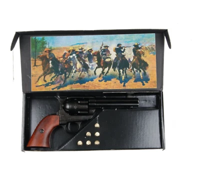 ref: P1/1186/N REVOLVER CAVALERIE USA 1873 + BOITE + BALLES unisexe - Photo 1/3