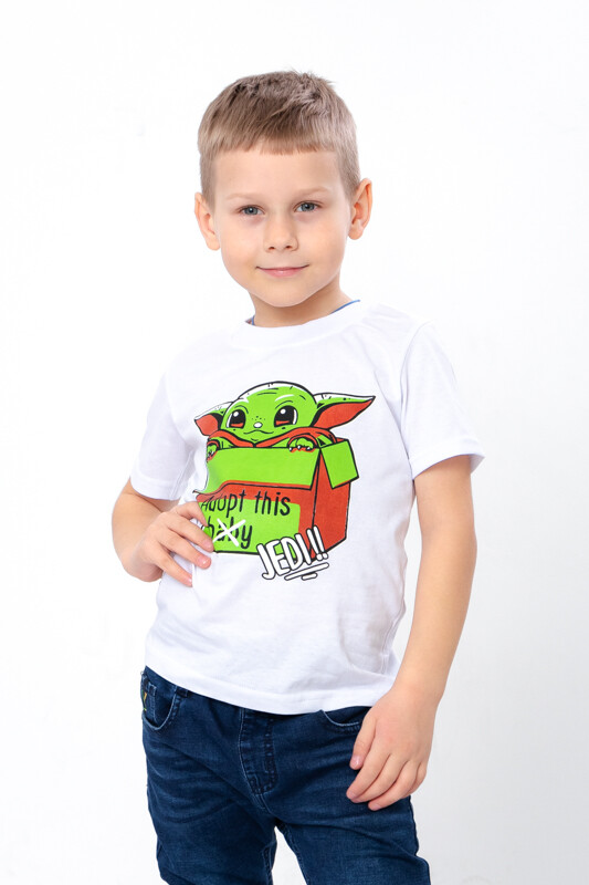 T-Shirt (boys), Summer,  Nosi svoe 6021-3 (bilyj-jedi)
